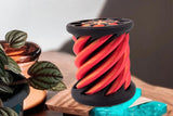 Impossible Spiral Cylindrical and Cone Passthrough Sculpture Fidget Toy Set