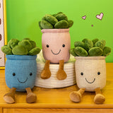 23CM Plush Stuffed Potted Succulent Emotional Support Toy