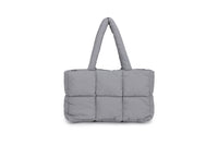 Ladies' Wrinkled Shoulder Bag Purse Spacious Tote Bag Puffer Handbag