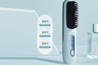 Anti-Scald Portable Cordless Hair Straightener Brush