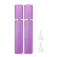 2Pcs 12ml Portable Perfume Refillable Spray Bottles with Funnels