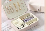 Portable Jewelry Case Travel Jewelry Box for Earrings Rings Necklaces