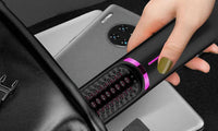 Portable Cordless Hair Straightener Brush