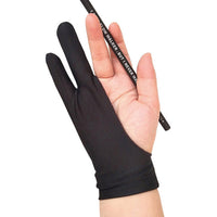 2/4Pcs Sketch Drawing Two Finger Glove