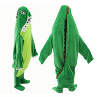 Wearable Dinosaur Blanket Hoodie Sleeping Bag Dinosaur Onesie