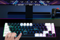 68 Keys Gaming Keyboard RGB Gaming Keyboard for Windows PC Laptop