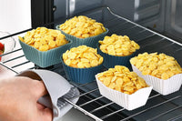 24 Pack Silicone Cupcake Baking Cups Mixed Colors & 3 Shapes