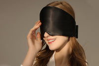 Silk Eye Mask Blackout Sleeping Face Hugging for Side Sleepers