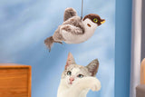 Interactive Cat Toy With Chirping Bird Electronic Flying Bird Shaped Cat Toy