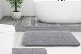 Rounded Corners Chenille Bath Mat
