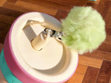 Automatic Retractable Cat Teaser Wand with Plush Ball Cat Toy