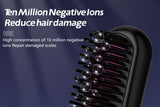 Portable Cordless Hair Straightener Brush Anti-Scald