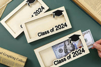 2024 Graduation Money Holder Wooden Cash Holder