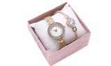 Women Watch and Circle Elegant Bracelet Bangle Set