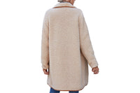 Teddy Fleece Midi Coat