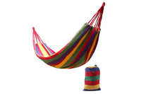 185 x 80cm Outdoor Striped Hammock