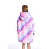 Oversized Wearable Blanket Sherpa Fleece Hoodie Sweatshirt Blanket