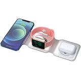 Foldable Magnetic Qi Wireless Charger for iPhone iWatch Airpods