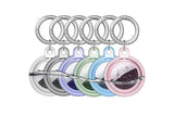 6 Pcs For Apple Airtag Anti-lost Keychain Ring Protective Case Cover