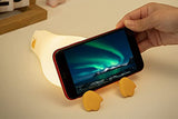 Silicone Dimmable LED Duck Rechargeable Bedside Touch Lamp