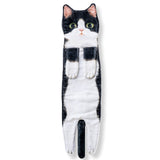 Cat Funny Hanging Hand Towels for Bathroom Kitchen Gifts for Cat Lovers