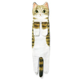 Cat Funny Hanging Hand Towels for Bathroom Kitchen Gifts for Cat Lovers