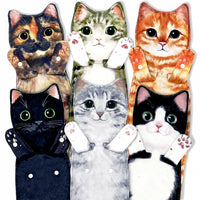 Cat Funny Hanging Hand Towels for Bathroom Kitchen Gifts for Cat Lovers