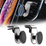 2Pcs Rotatable Car Magnetic Phone Holder Car Air Vent Phone Mount Stand