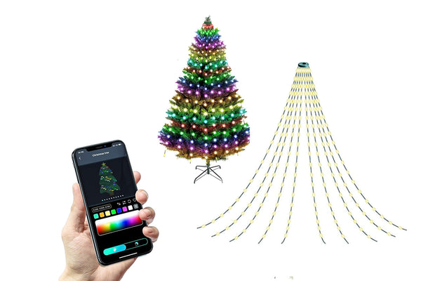 App Controlled LED Christmas Lights Xmas Color Changing String Light