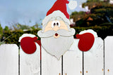 Christmas Fence Peeker Decoration