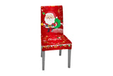 2Pcs Christmas Santa Chair Covers