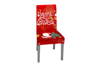 2Pcs Christmas Santa Chair Covers