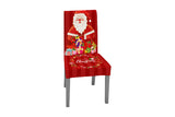 2Pcs Christmas Santa Chair Covers