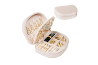 Portable Travel Jewelry Box Double Layer Jewelry Storage Case