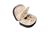 Portable Travel Jewelry Box Double Layer Jewelry Storage Case