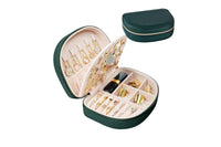 Portable Travel Jewelry Box Double Layer Jewelry Storage Case