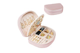 Portable Travel Jewelry Box Double Layer Jewelry Storage Case