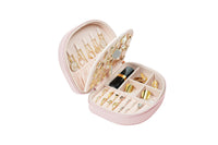 Portable Travel Jewelry Box Double Layer Jewelry Storage Case