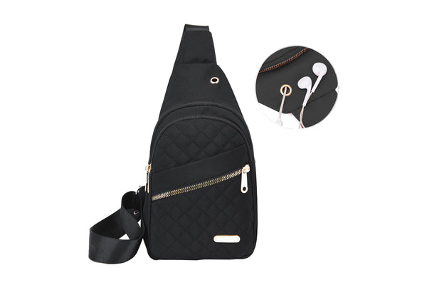 Women Crossbody Shoulder Bag Chest Sling Bag for Travel