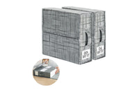 Foldable Bed Sheet Organizer with Convenient Handle for Storage