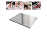 Stainless Steel Cutting Chopping Board Pastry Bench Protector for Kitchen