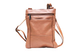 Genuine Leather Multi-Pocket Crossbody Purse Bag