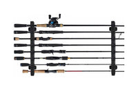 6-Rod Rack Wall Mounted Fishing Pole Holder