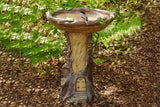 Garden Animal Figurine Bird Feeder Resin Bird Water Feeder Home Yard Decoration