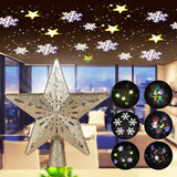 Led Star Projector Christmas Tree Topper