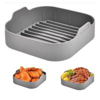 Reusable Air Fryer Liner Baking Tray with Gloves