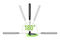 Car Windshield Cleaning Tool with 4 Reusable Microfiber Pads