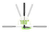 Car Windshield Cleaning Tool with 4 Reusable Microfiber Pads