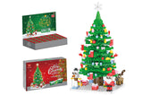 Advent Calendar Christmas Tree Building Set with LED Light String