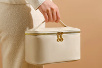 PU Leather Makeup Bag Portable Travel Cosmetic Case Organizer